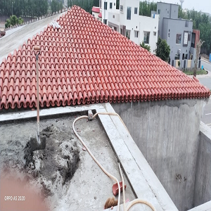 Khaprail tile with installation